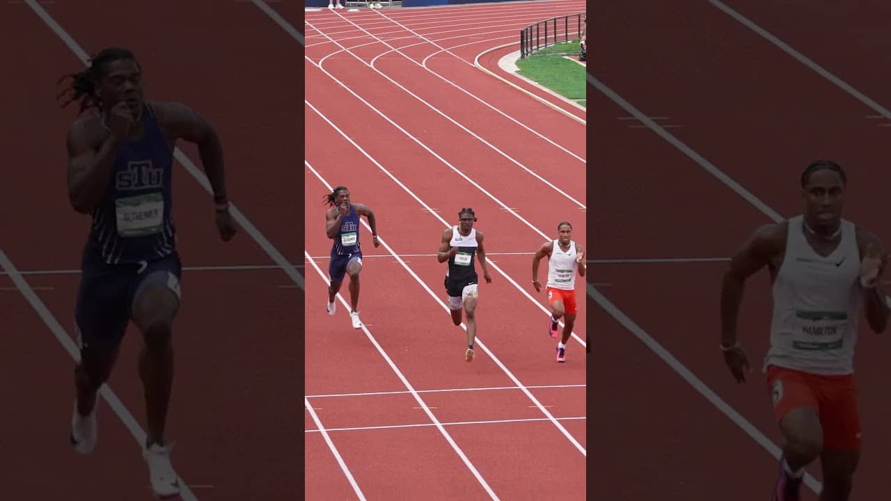 𝗔𝗡𝗢𝗧𝗛𝗘𝗥 𝗛𝗜𝗚𝗛 𝗦𝗖𝗛𝗢𝗢𝗟 𝗡𝗔𝗧𝗜𝗢𝗡𝗔𝗟 𝗥𝗘𝗖𝗢𝗥𝗗 🚨🥇🇺🇸 Tate Taylor runs 19.94 to win the U20 men’s 200m title 👏