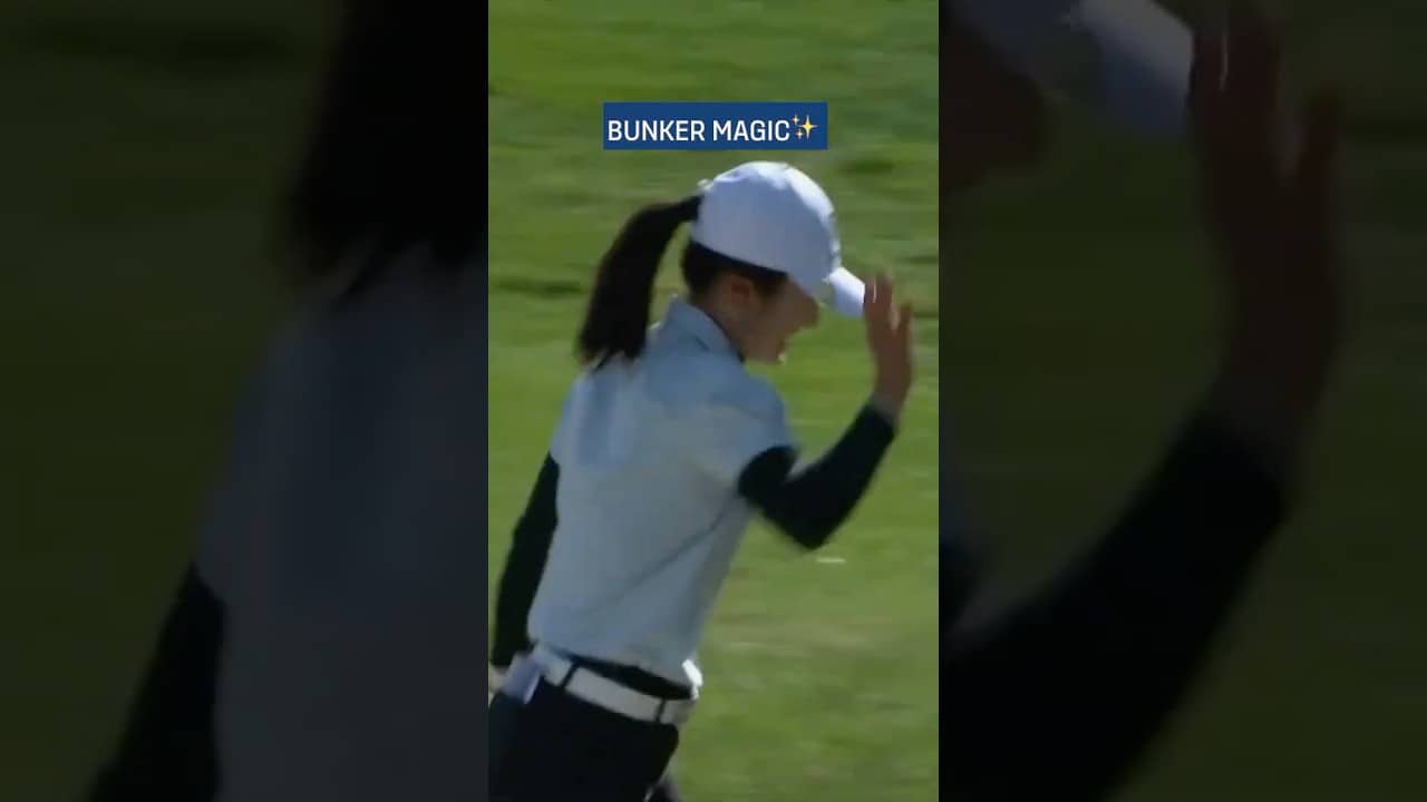 Yu Liu Holes Out From the Bunker