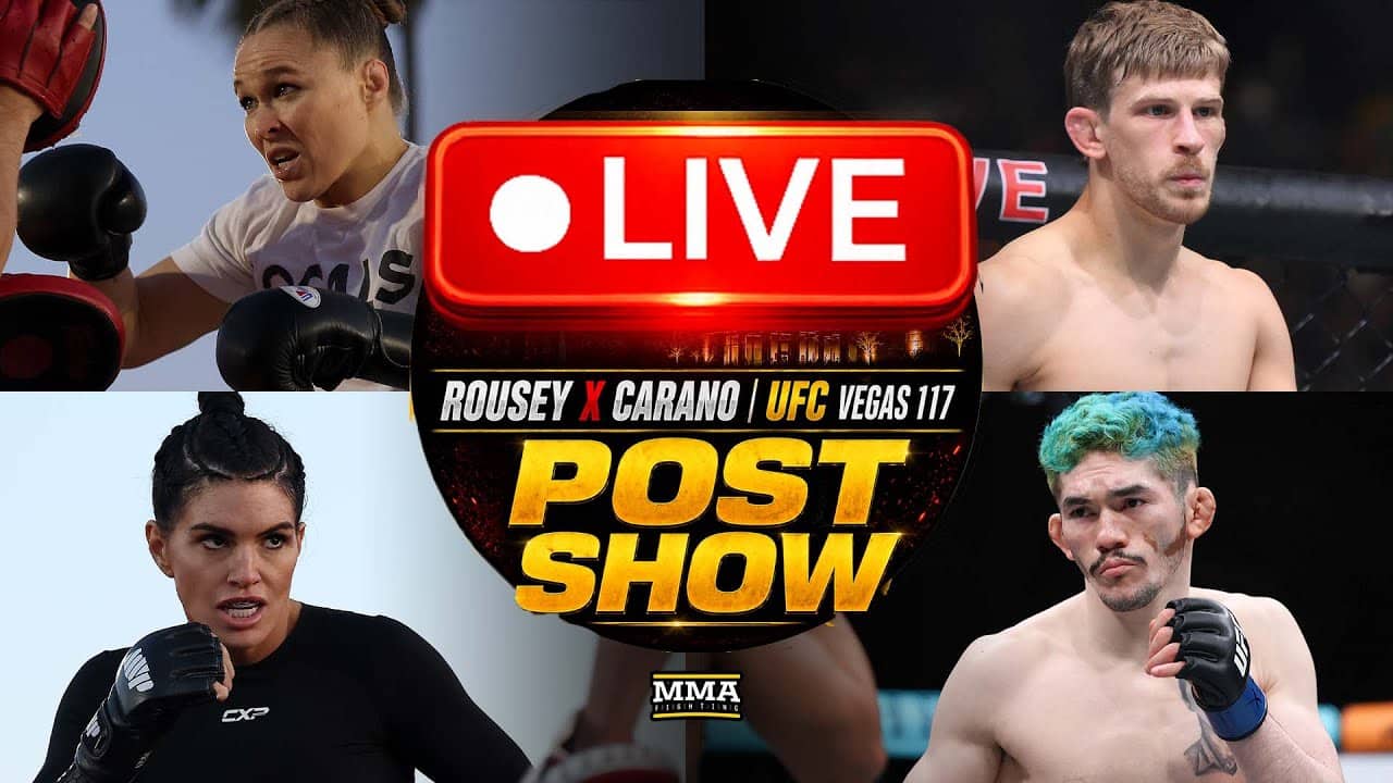 Rousey vs. Carano Results & LIVE Reaction | Rousey Taps Carano In 17 Seconds | UFC Vegas 117