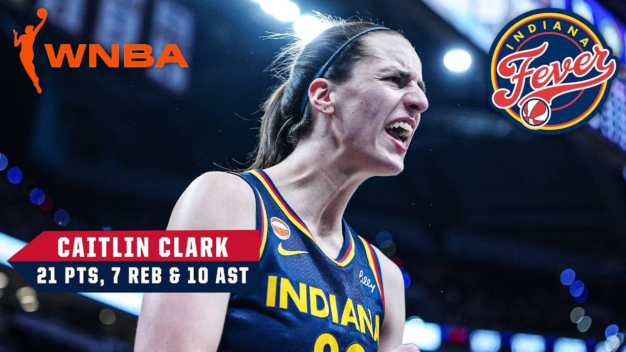Cailtin Clark drops near triple-double to lead the Fever over the Storm 😤 | WNBA on ESPN