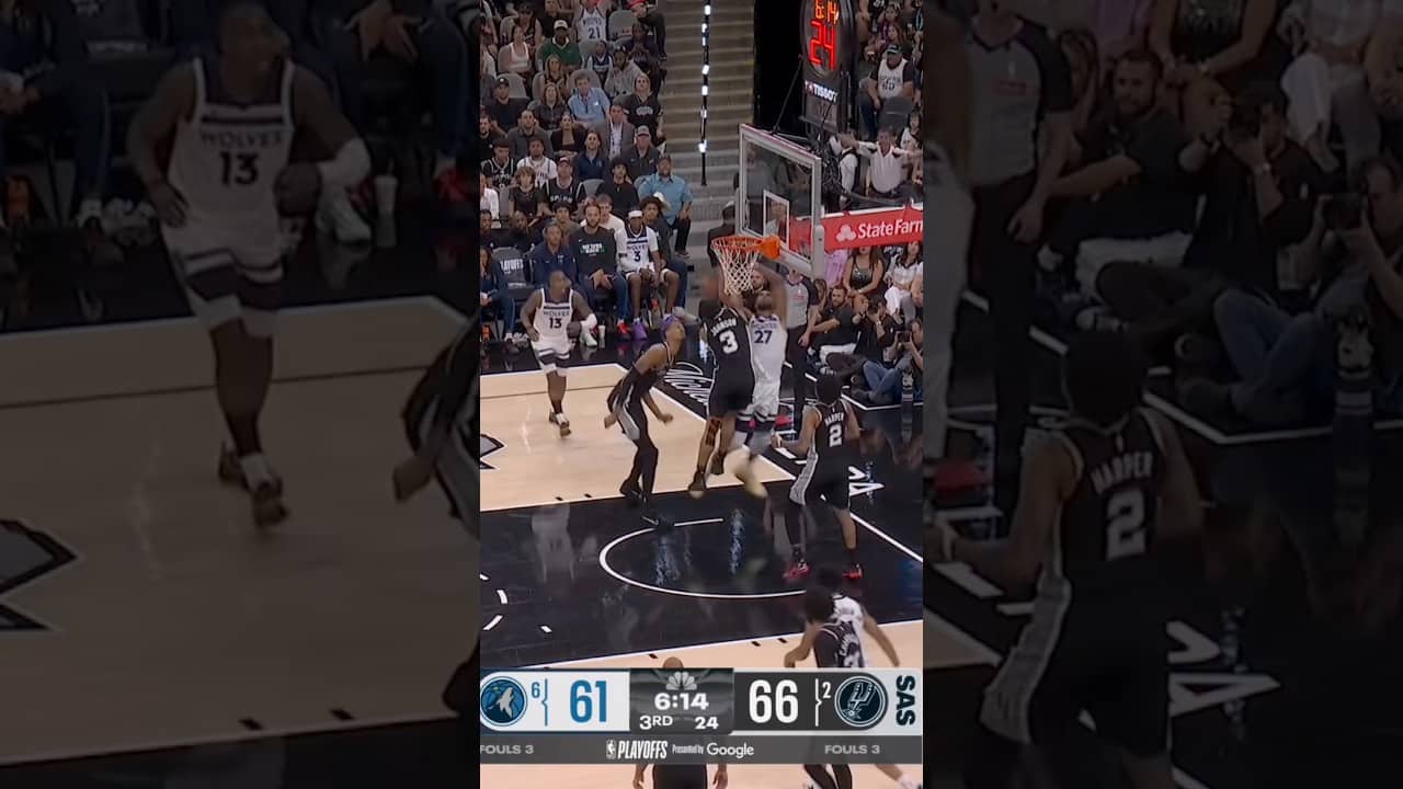 Access denied 👋 #KeldonJohnson #Spurs #NBA