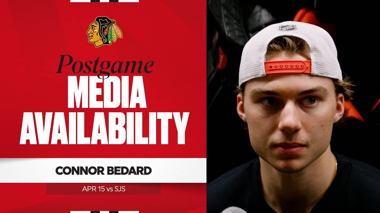 "We're very lucky to play here and have that support." | Connor Bedard Postgame 4.15.26