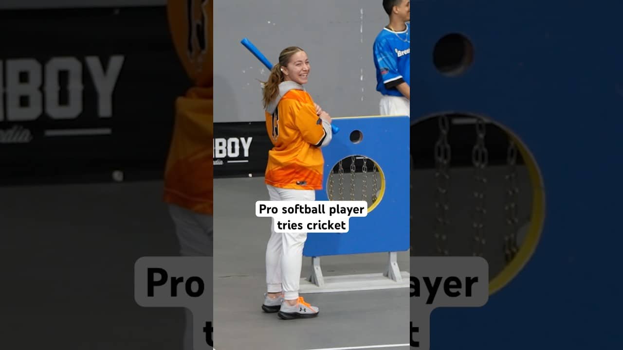 Pro softball player figures out cricket