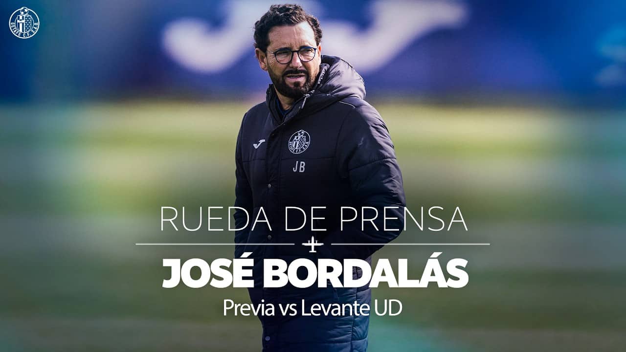 José Bordalás: "Va a ser un partido complicado, tenemos que competir al máximo nivel"