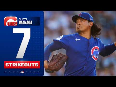 Shota Imanaga whiffs 7 batters across 5 scoreless innings for the Cubs 🐻 | MLB Highlights