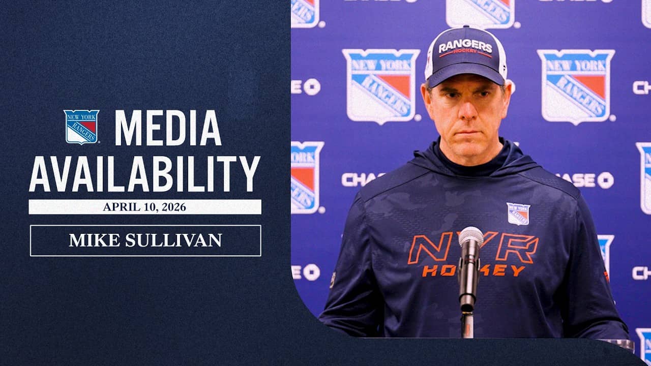 NYR Practice: Mike Sullivan Media Availability | Apr. 10, 2026