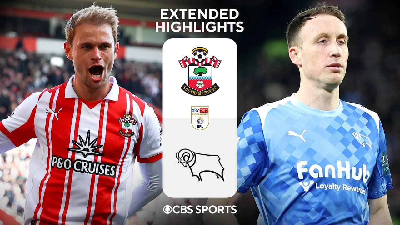 Southampton vs. Derby County: Extended Highlights | EFL Championship | CBS Sports Golazo