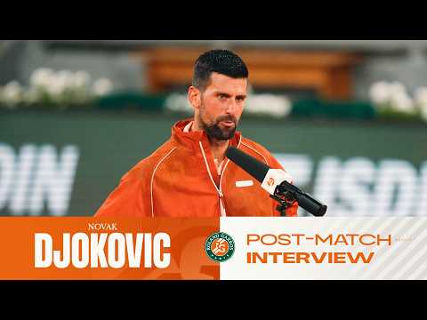 Novak Djokovic | Round 1 on-court Interview | Roland-Garros 2026