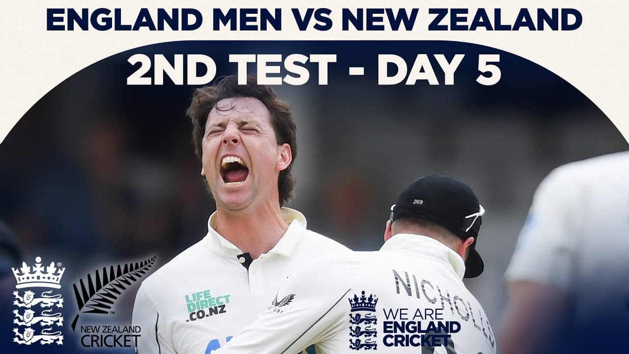 Henry 6-Fer Claims Win | Highlights - England v New Zealand Day 5 | Rothesay Test 2026