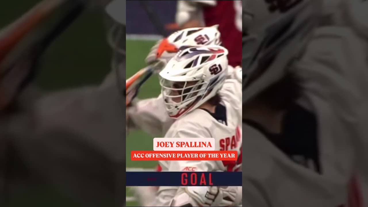 What a final season for Joey Spallina as he became Syracuse’s all time points leader👏#syracuse #lax