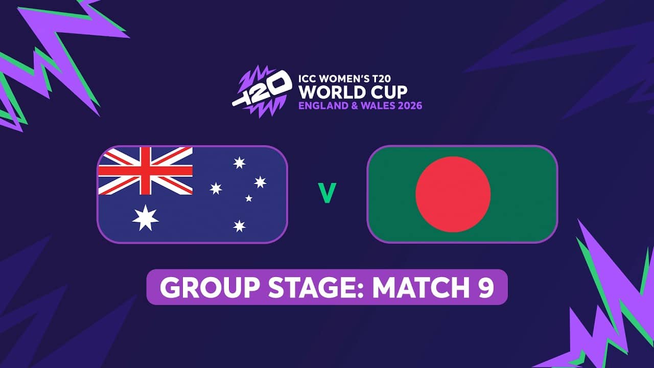 ICC Women's T20 World Cup 2026: Australia vs Bangladesh (English) #t20worldcup