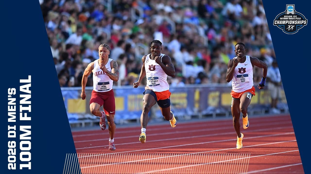 Men's 100m final - 2026 NCAA outdoor track and field championships