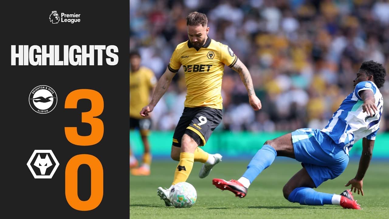 Defeat at the Amex | Brighton & Hove Albion 3-0 Wolves | Highlights