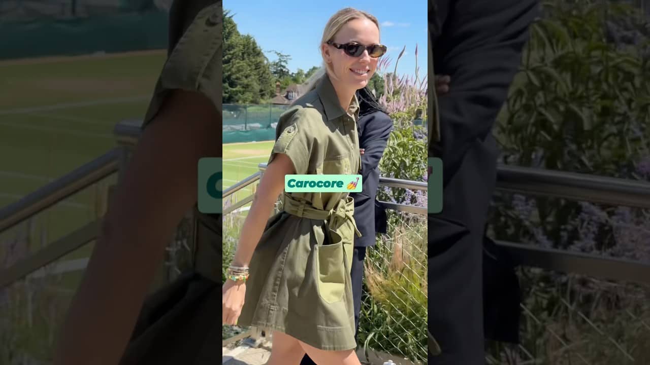 Everyone loves Caro 😌 #wozniacki #tennis #wimbledon #fashion
