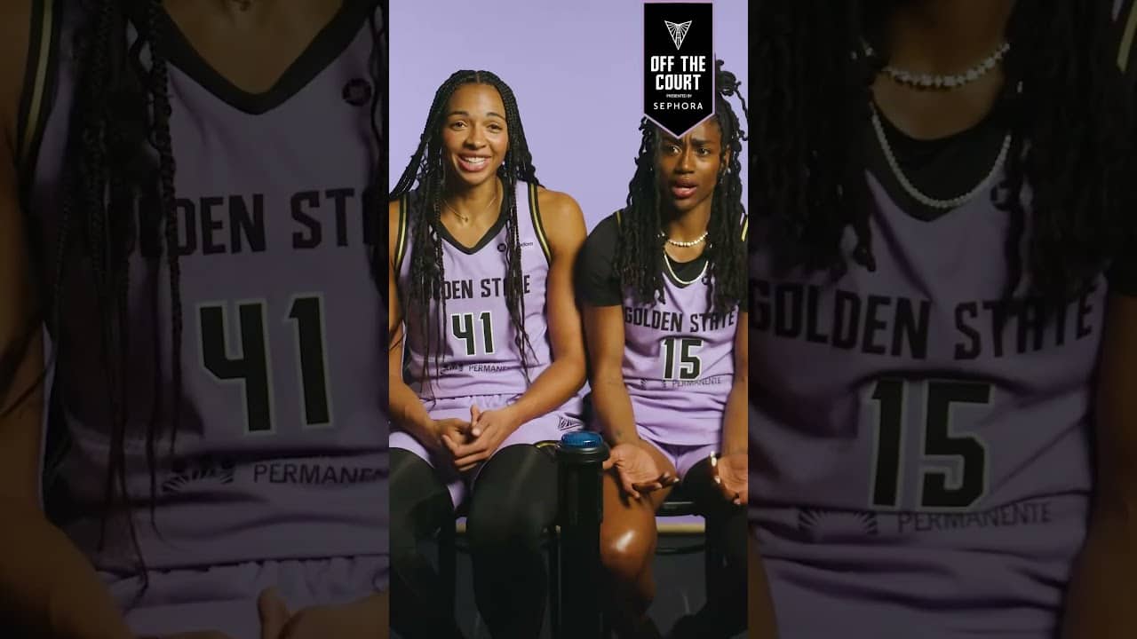 Ball knowledge put to the test. 😂 #goldenstatevalkyries #wnba