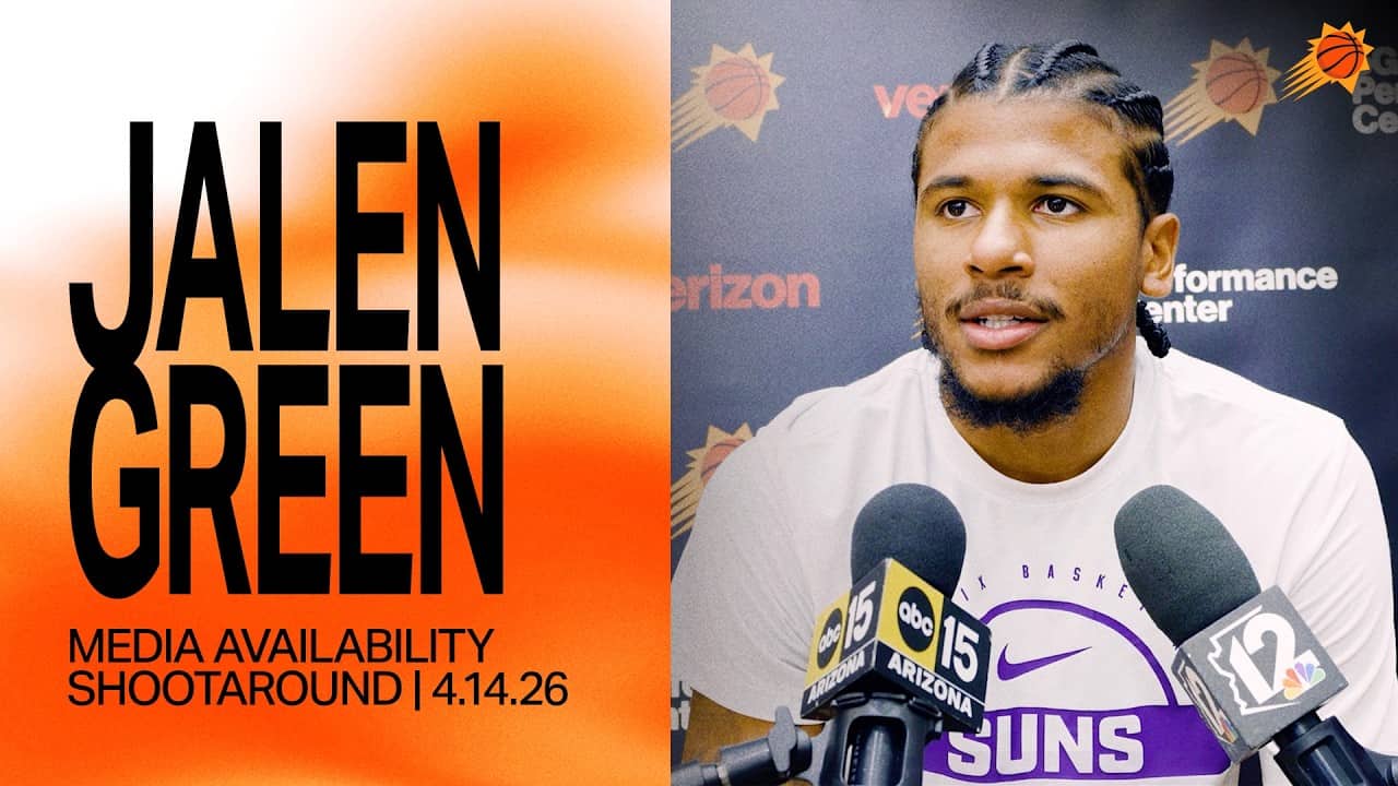 Jalen Green Shootaround Media Availability: Phoenix Suns | 4-14-26