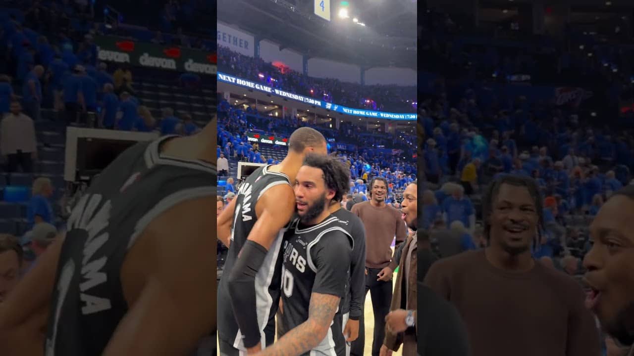 GAME WON! #spurs #nba #playoffs