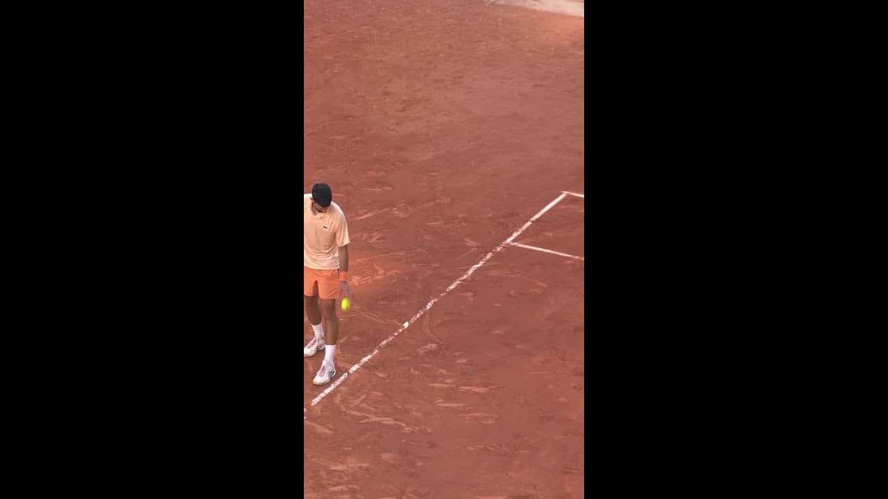 What a way to save match point from Valentin Royer 🤯  #shorts