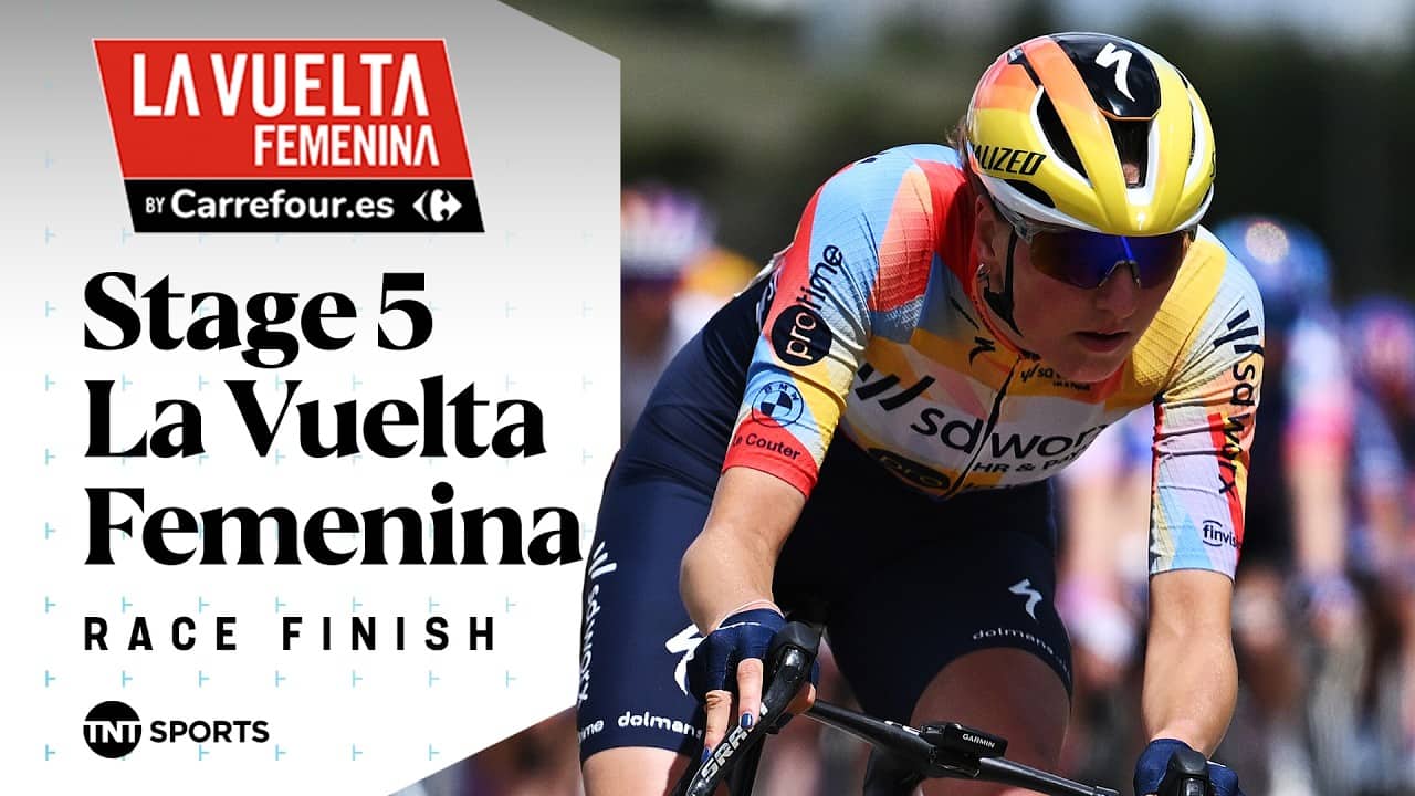 STRONG FINISH! 💪 | La Vuelta Femenina 2026 Stage 5 Final KM's | TNT Sports Cycling
