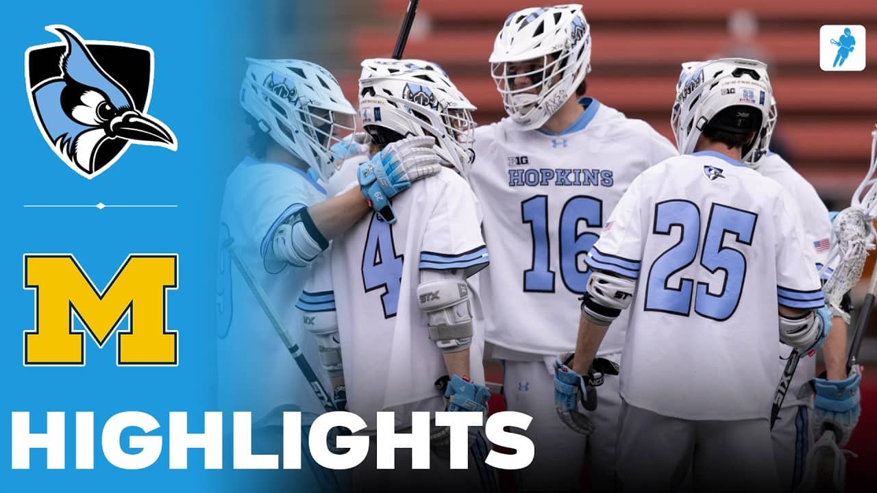 Johns Hopkins vs Michigan | NCAA College Lacrosse | Highlights - April 30, 2026