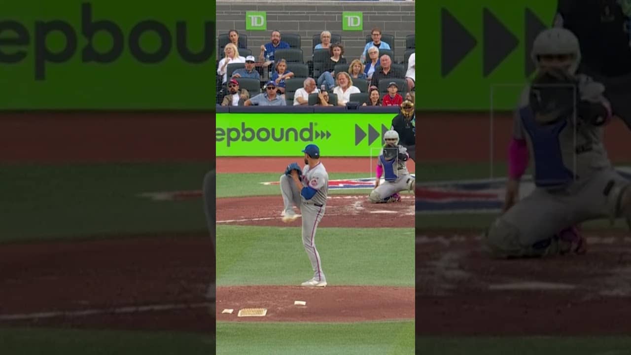 Sean Manaea strikes out George Springer looking 🥶 #mlb #mets #sports #highlights #baseball #pitching