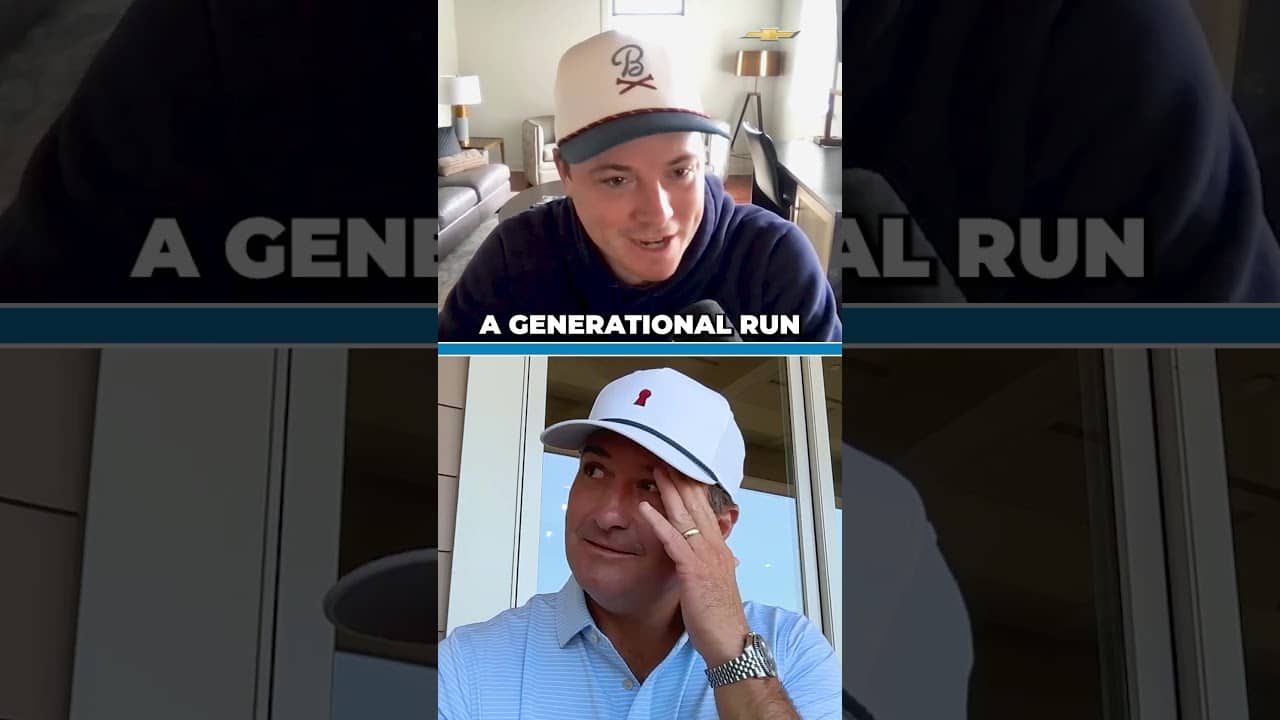 Kiz and Frankie DEBATE match play in the Tour Championship 👀 @Chevrolet #Ad