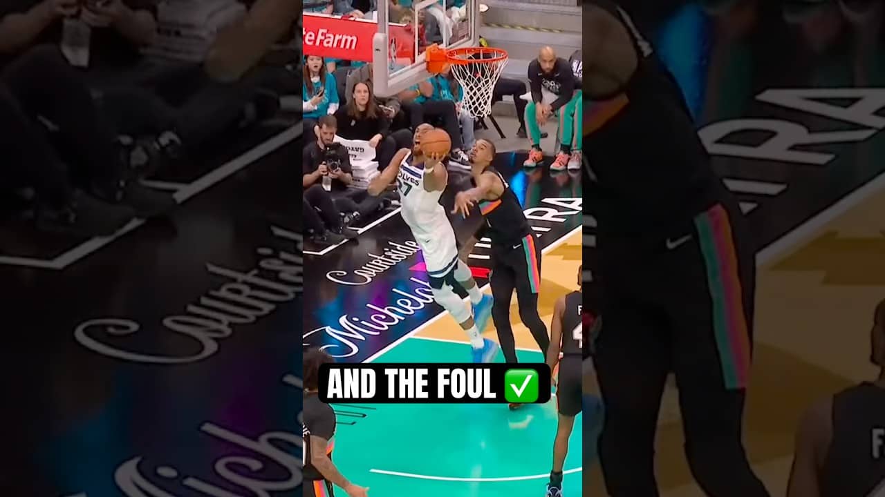 A Beautiful Reverse Lay From Rudy Gobert 👀