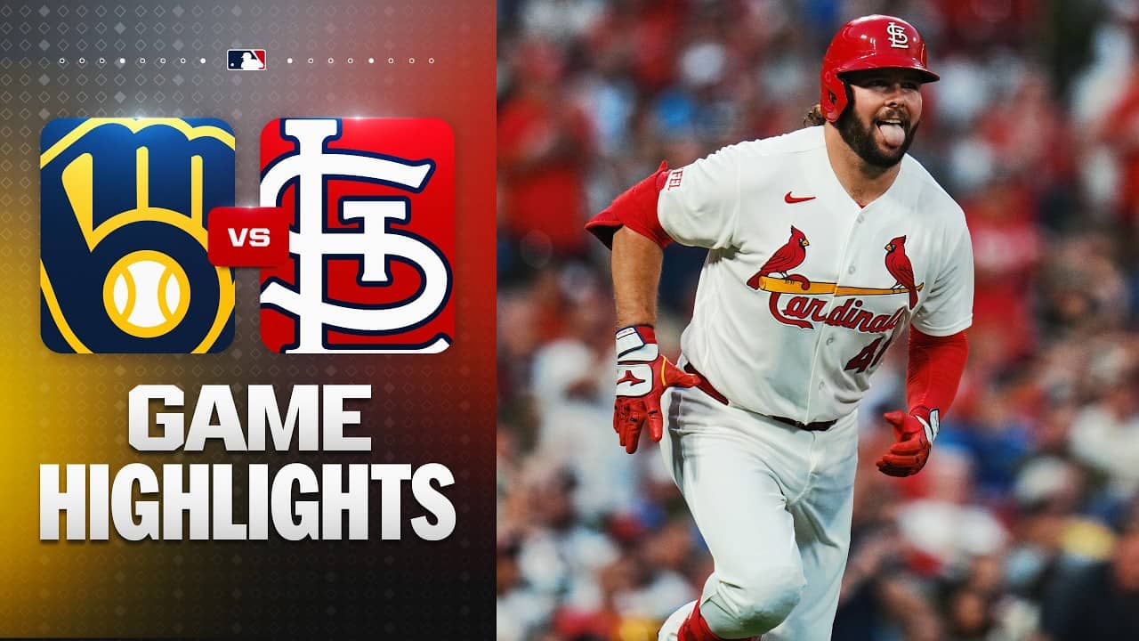 Brewers vs. Cardinals Game Highlights (7/8/26) | MLB Highlights