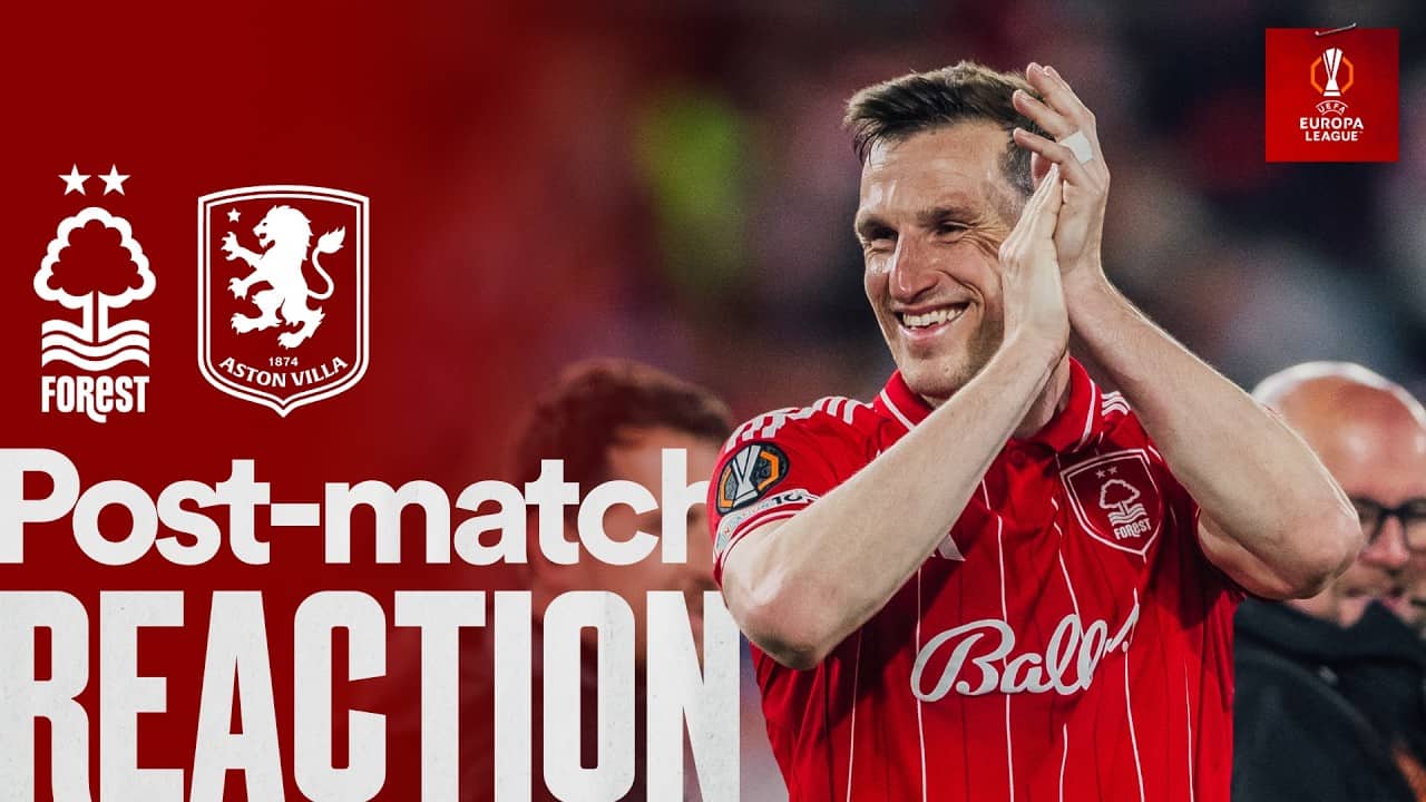 Chris Wood's Reaction | Nottingham Forest 1-0 Aston Villa | Europa League 🗣️