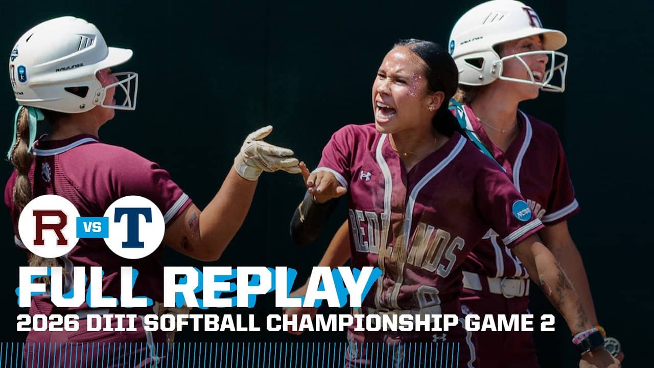 Redlands vs. Trine: 2026 DIII softball championship Game 2 | FULL REPLAY