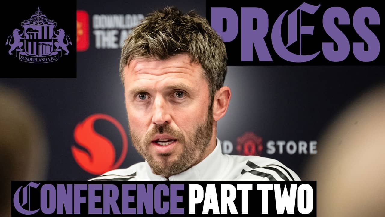 "I've Learned From The Past" | Michael Carrick Pre-Sunderland | Press Conference: Part Two 🎙️