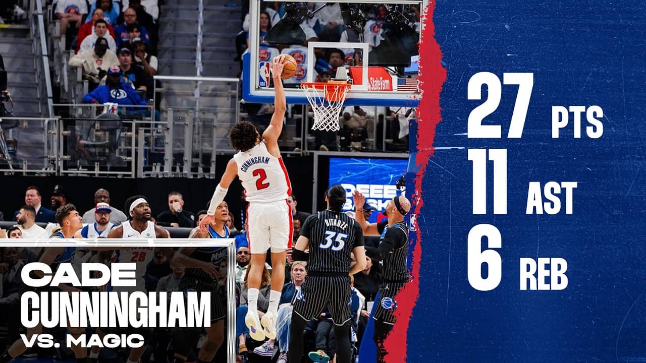 Cade Cunningham | Game Two Highlights vs Orlando Magic #nba #detroitpistons #cadecunningham