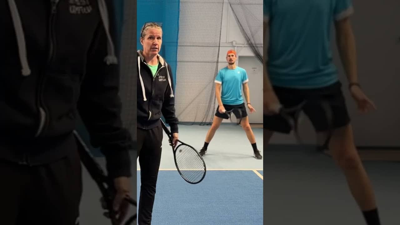 Change your return position #tennisreturn