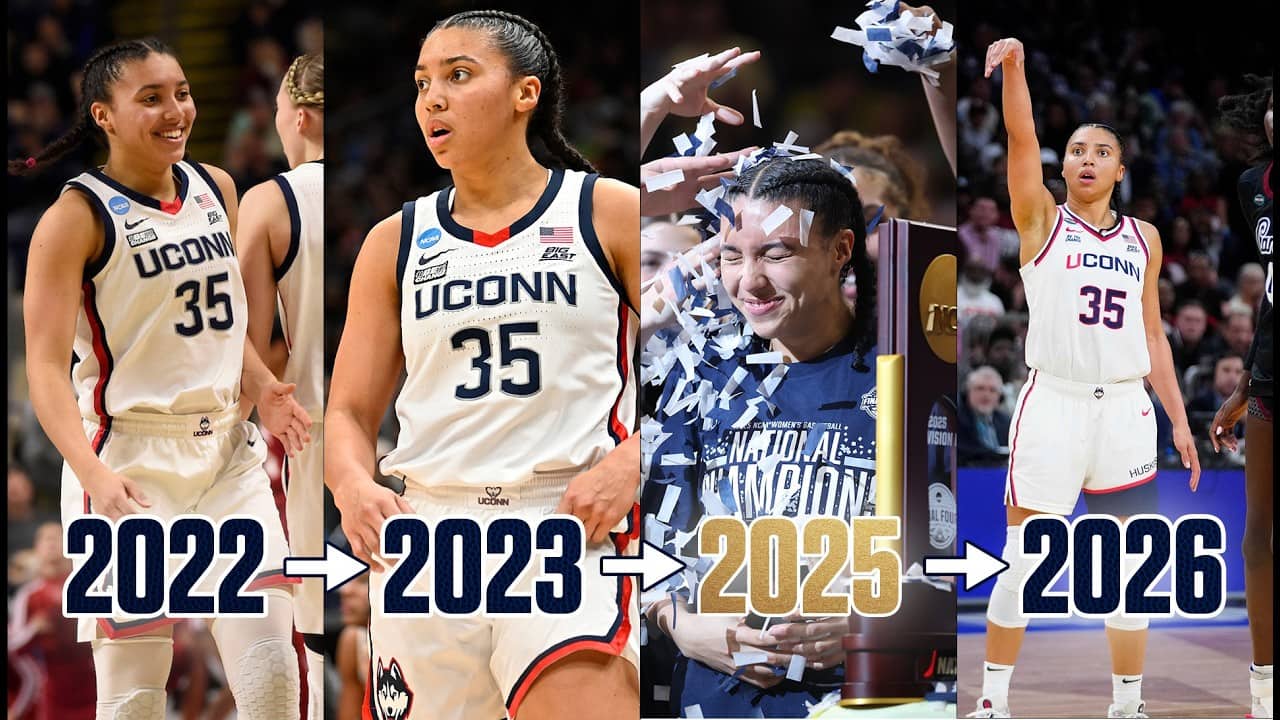 Azzi Fudd full career March Madness highlights (2022-26)