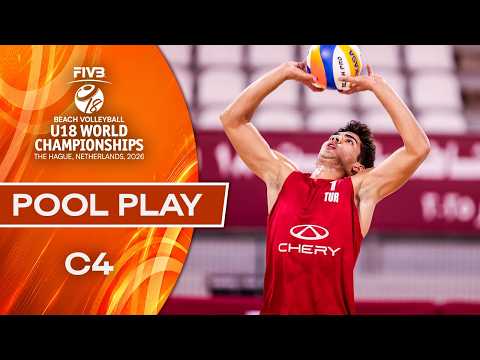 Pool Play - Court 4 | Beach U18 World Championships 2026 | The Hague