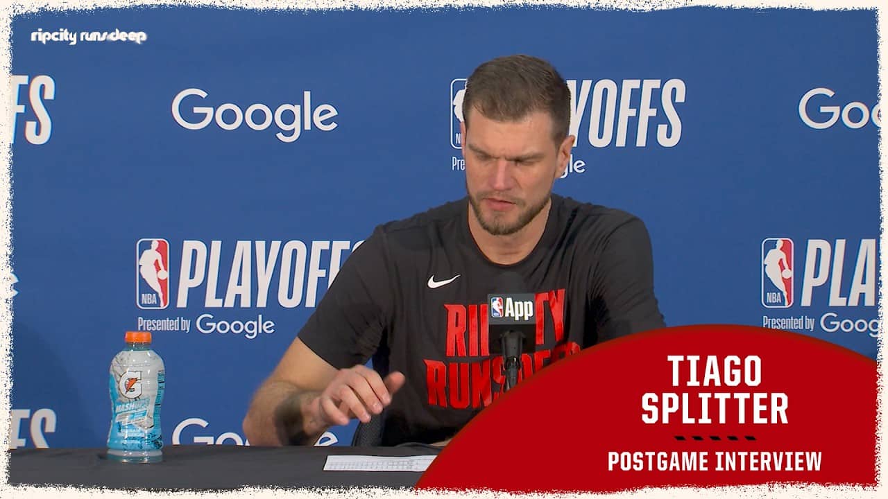 Tiago Splitter On Emotional Game 2 Win in San Antonio | Portland Trail Blazers | April 21, 2026