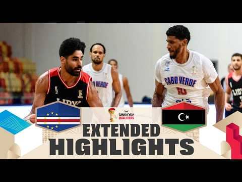 Cape Verde 🇨🇻 v Libya 🇱🇾 | Extended Highlights | FIBA Basketball World Cup 2027 African Qualifiers