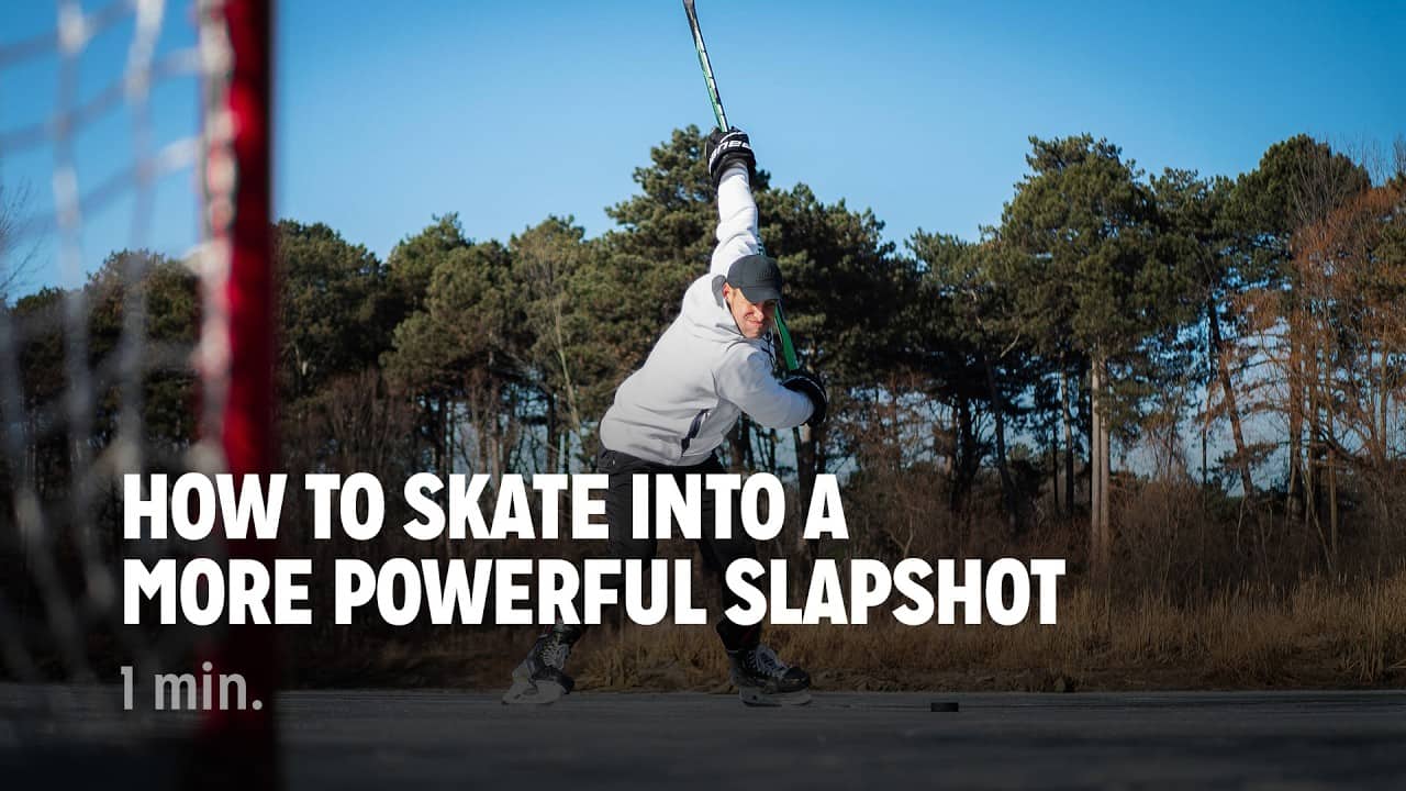 How To Skate Into a More Powerful Slapshot