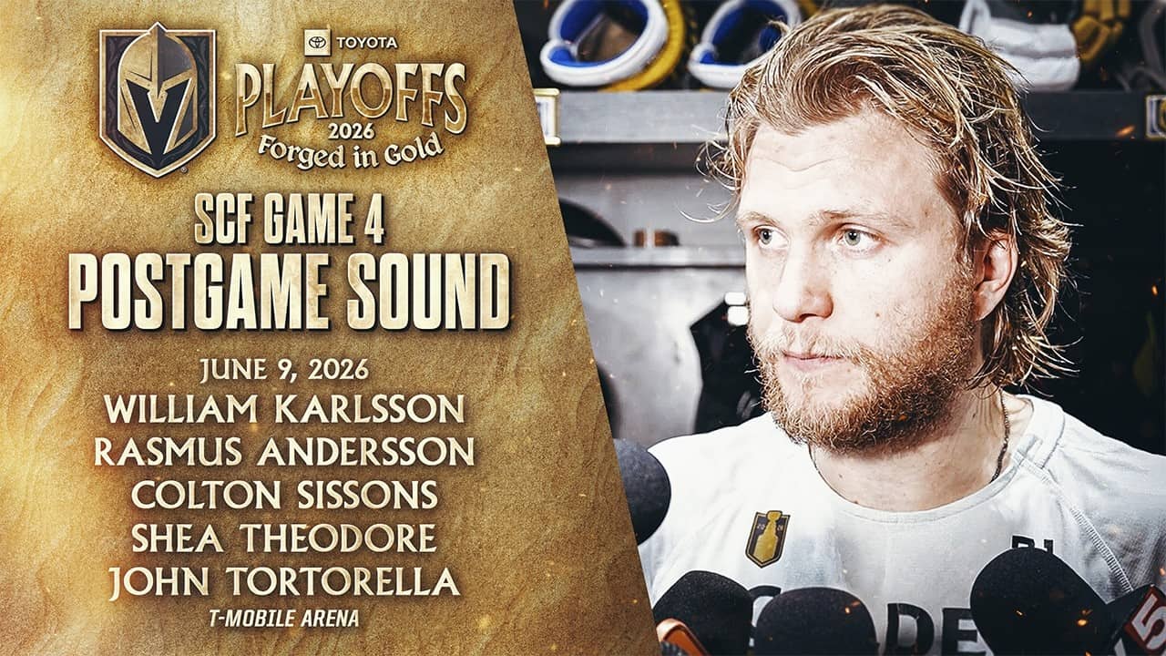 🎥 SCF Game 4 POSTGAME SOUND: Karlsson, Andersson, Sissons, Theodore, & Tortorella