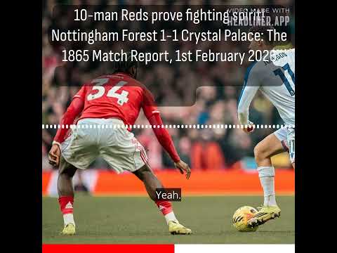 Nottingham Forest 1-1 Crystal Palace