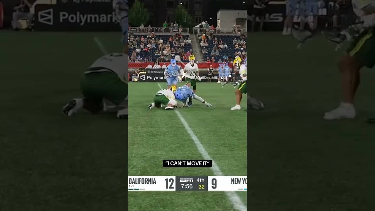 Just two faceoff athletes going to war at the stripe. 😤🥍