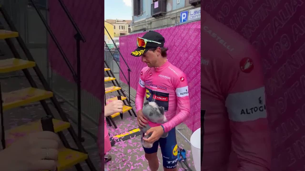 A new Giro leader! 🩷 Ciccone leads the first Grand Tour of 2026 after Stage 4 of the Giro d'Italia 👏