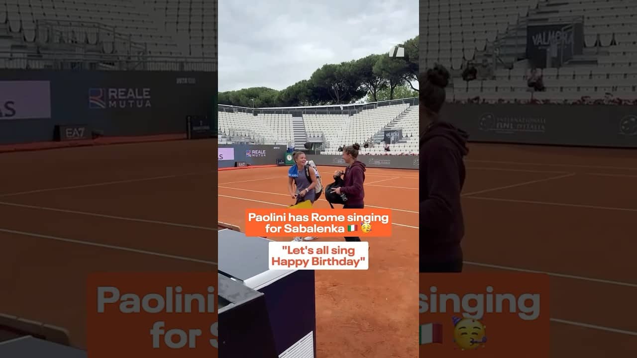 Happy birthday to Aryna Sabalenka 😍 #tennis #birthday #tennisplayer #rome