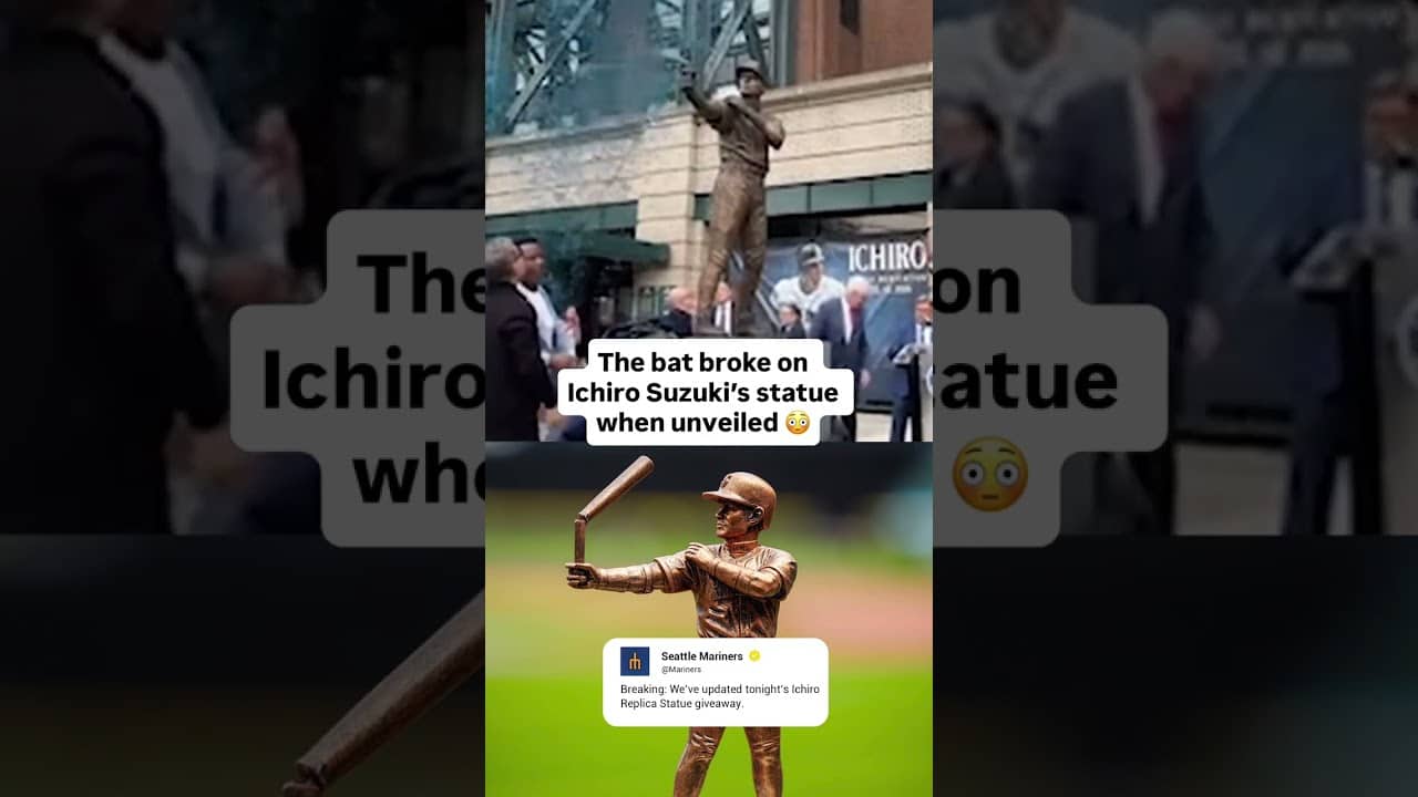 The Seattle Mariners revealed an Ichiro Suzuki statue to celebrate the Hall of Famer ⚾