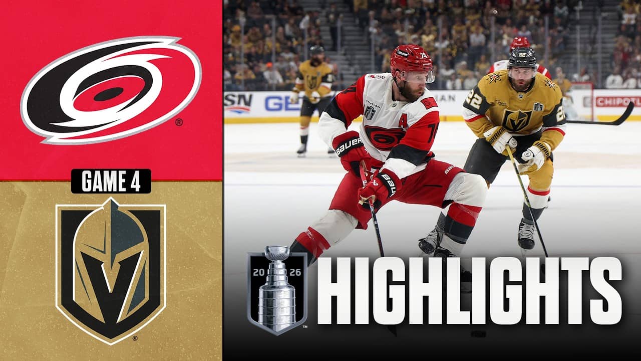 Hurricanes vs. Golden Knights | NHL Playoff Highlights | Game 4 | June 9, 2026