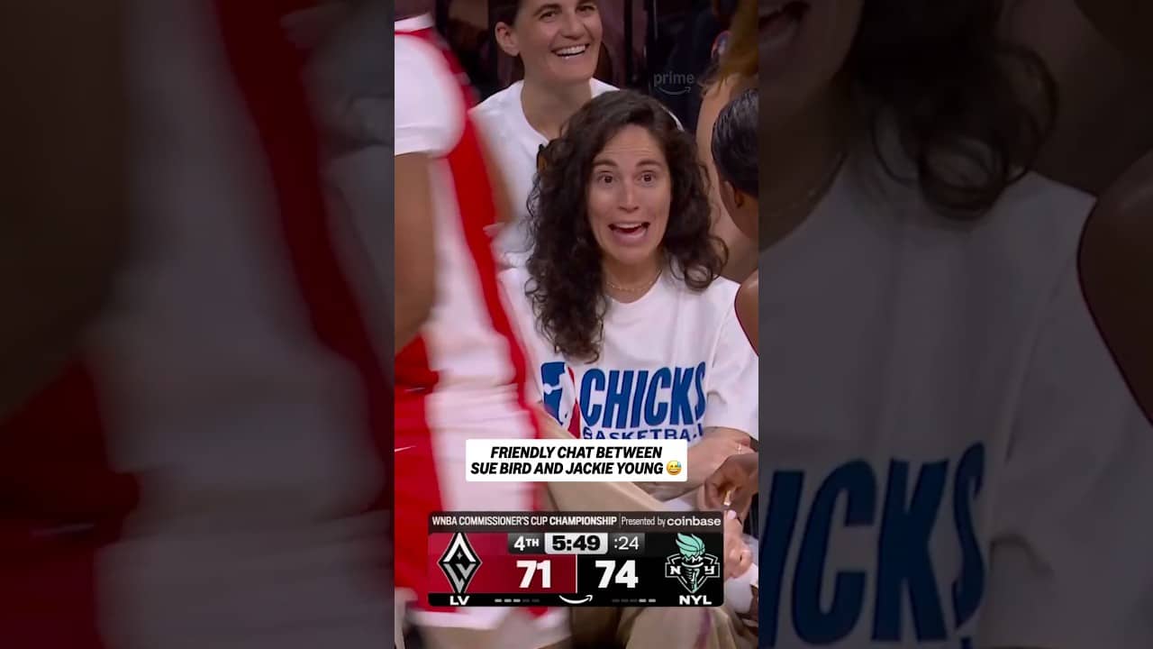 This moment from the Commissioner’s Cup Championship 😂