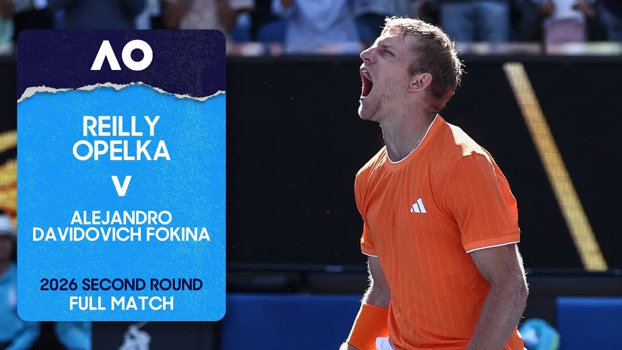 Reilly Opelka v Alejandro Davidovich Fokina Full Match | Australian Open 2026 Second Round
