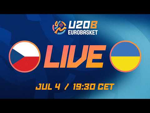 LIVE - Czechia v Ukraine | FIBA U20 Women's EuroBasket 2026 Division B | Group Phase