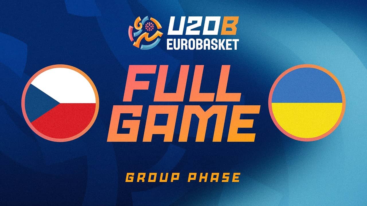 Group Phase | Czechia v Ukraine | Full Basketball Game | FIBA U20 Women's EuroBasket 2026 Division B