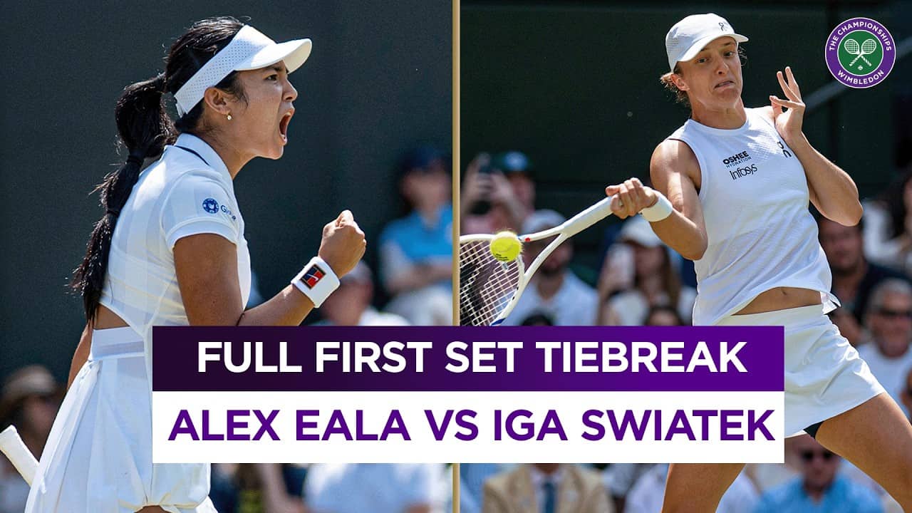 Unreal scenes! Alex Eala vs Iga Swiatek | Full Tiebreak | Wimbledon 2026